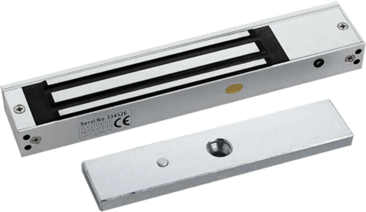 UMA WM-180-AS Elektromagnetisch slot opbouw kleefmagneet 180KG 12/24VDC fail safe