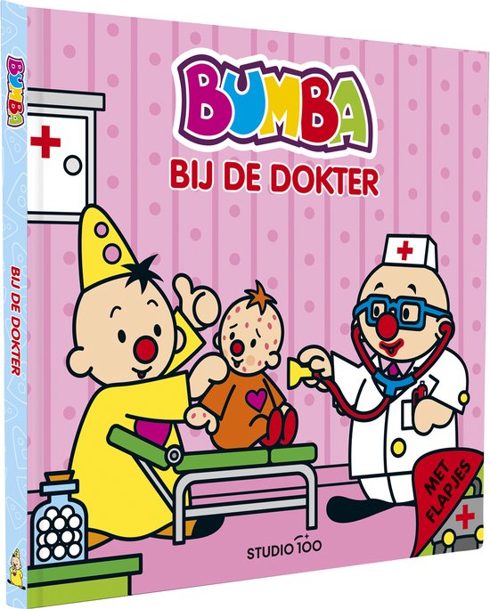 Foto: Bumba kartonboek met flapjes bij de dokter