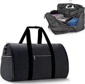 Avoir Avoir®-Sac week-end-Sac de voyage- Zwart-Sac de voyage polyvalent 2-en-1 à valise suspendue-54cmx33cmx29cm-0,68kg-Nylon imperméable-Business
