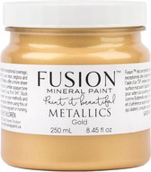 Fusion Metallic paint - Meubelverf - Goud - Acrylverf - Gold - 250 ml
