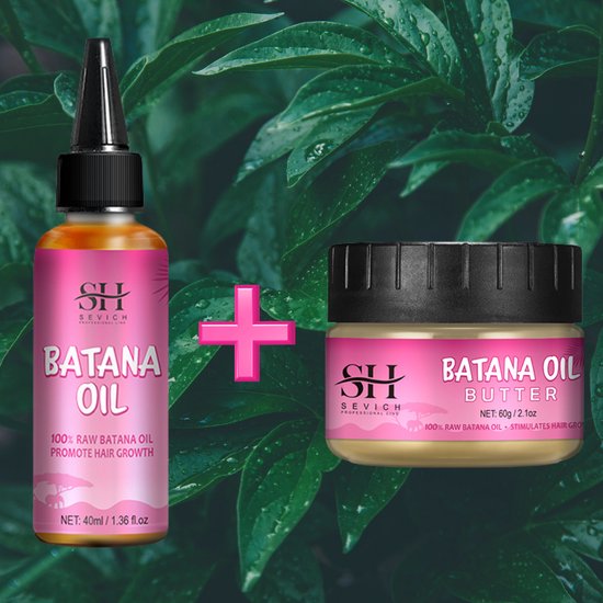 Huile De Batana Dr Sebi - 100% Pure Bio - Pour Croissance Cheveux - 100ml - Tous Types De Cheveux
