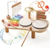 ValueStar Houten Speelgoed Instrumenten - Montessori - Kinder Muziekinstrumenten - Educatief Speelgoed - Percussi Instrumenten - Houten Speelgoed