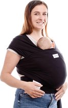 Draagzak pasgeboren vanaf de geboorte tot 15 kg - handsfree draagzak, elastische draagdoek pasgeboren baby, ergonomische draagdoek Lichtgewicht draagzak vanaf de geboorte (3-15 kg) grijs