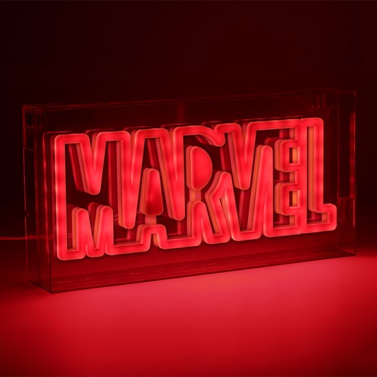 Marvel - Marvel Logo LED Neon Lamp incl. USB snoer met Schakelaar