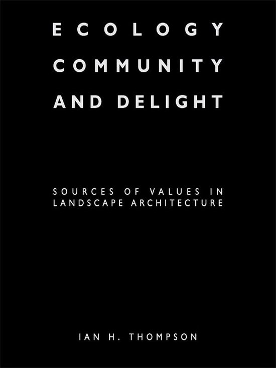 Ecology, Community and Delight - cover
