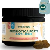 Anti Jeuk & Poten likken snoepjes (zonder kip/vlees) | Probiotica Forte | 100% Natuurlijk | Tegen Honden Jeuk | Hondensupplementen | Hondensnacks | Geschenk bij elke bestelling | 60 hondenkoekjes