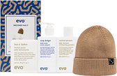 Evo Groomer Has It Pack - BeautyWorks - Shampoing quotidien pour personnes normales 300 ml - Savon Dodger nettoyant pour les mains et le corps 300 ml - Boîte de pâte texturée bollox 90 g