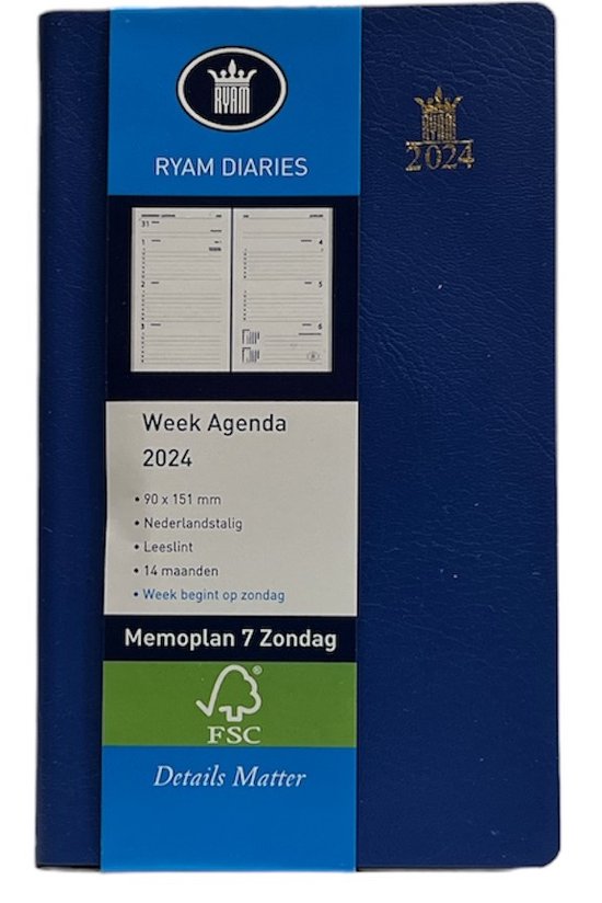 2024 Agenda A5, Dagindeling 2024, één Dag Per Pagina, Harde Kaft Penhouder Zwart 7 2024 6 2025 A5 Aanbieding 42096829