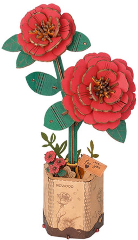 Robotime Red Camellia TW031