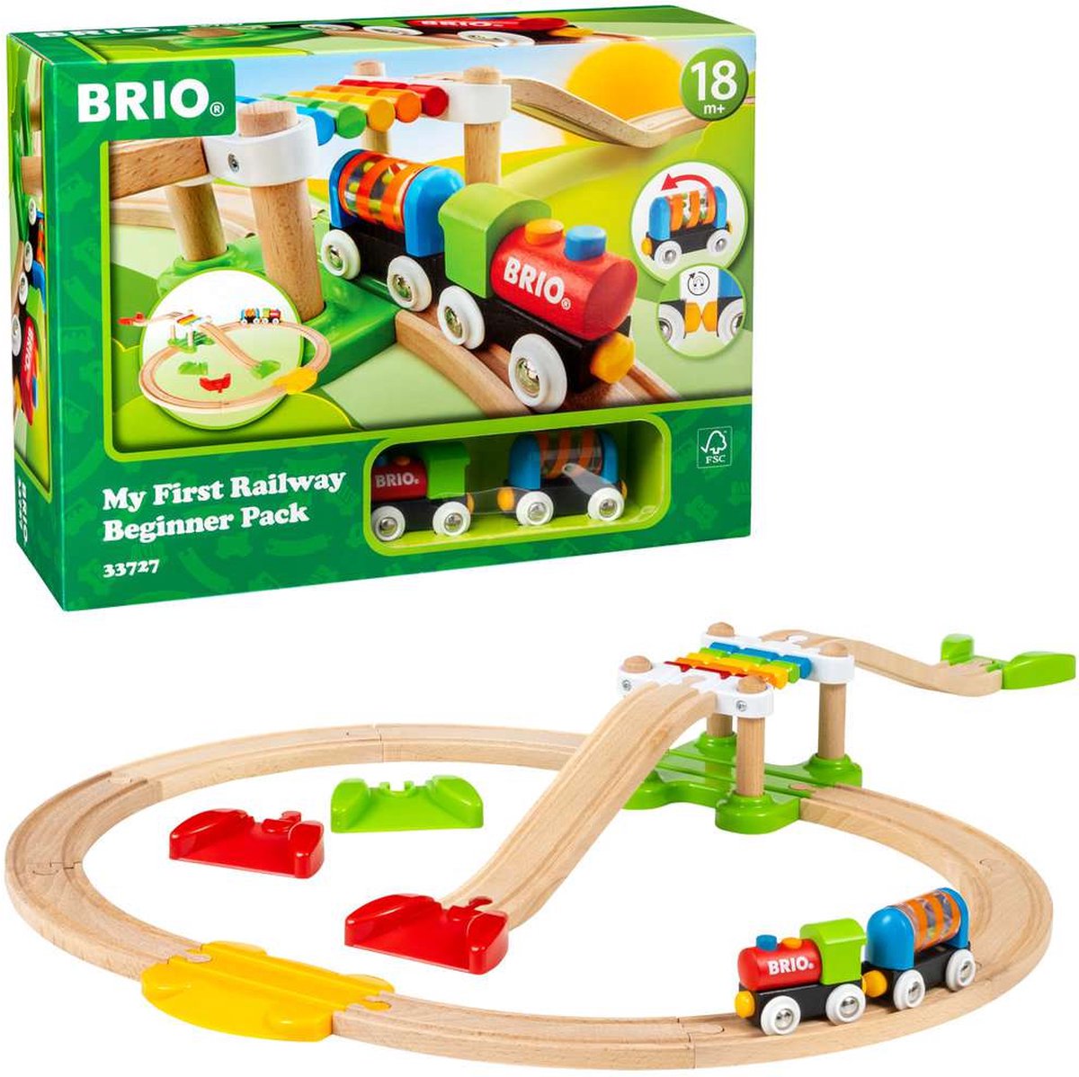 BRIO Luxe Treinset - Voor de allerkleinsten - Magnetische treinverbindingen - 33727 — afbeelding 6