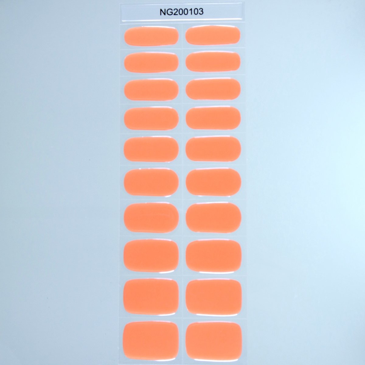Goedkoopste YellowSnails - Gel Nagel Wraps - Neon Orange - Gel Nagel Stickers - Gel Nagel Folie - Gel Nail Wraps - Gel Nail Stickers - Nail Art - Nail Foil
