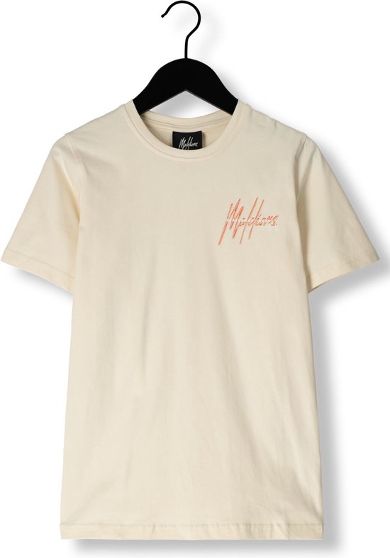 Malelions - T-shirt - Beige/Orange - Maat 152