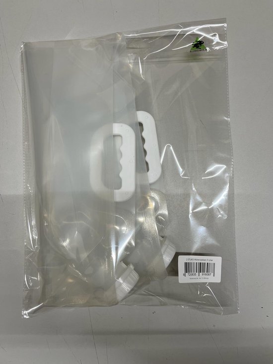 Allernieuwste.nl® 2 STUKS Waterzakken 5 Liter Camping Outdoor Opvouwbare Draagbare Waterzak 5L Opbergtas - Transparant - 32.5 x 35 cm - 2 STUKS van Allernieuwste.nl — afbeelding 4