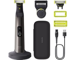 Philips OneBlade Pro 360 Face + Body – Zilver - Trimmer, scheerapparaat en styler in 1 - Inclusief luxe reisetui - QP6652/30 Philips OneBlade Pro 360 Face + Body – Zilver - Trimmer, scheerapparaat en styler in 1 - Inclusief luxe reisetui - QP6652/30