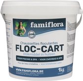 Famiflora Floc-Cart vlokmiddel kousjes 1KG - 8 kousjes (2 emmers van 1KG) - Geschikt voor zwembad en spa