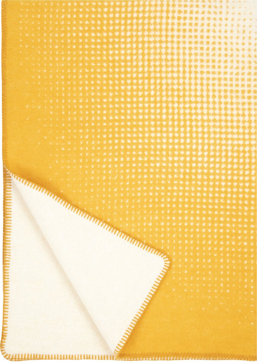 Lapuan Kankurit Wollen Plaid - JUHANNUS (100x150cm) Geel - Plaids.shop®