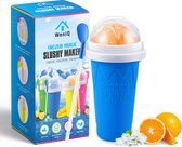 WoniQ Slushy Maker - Slush Puppy Maker - IJscrusher - Slush Puppy Beker - Slushy Puppy Maker - Slush Maker - Slushy Cup - Blauw