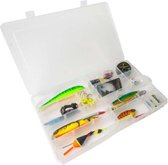 Eurocatch Tacklebox Transparant - 36 x 23 x 5cm - Opbergbox - Sorteerdoos