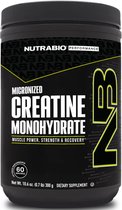 NutraBio Creatine Monohydraat Poeder - 300 gram