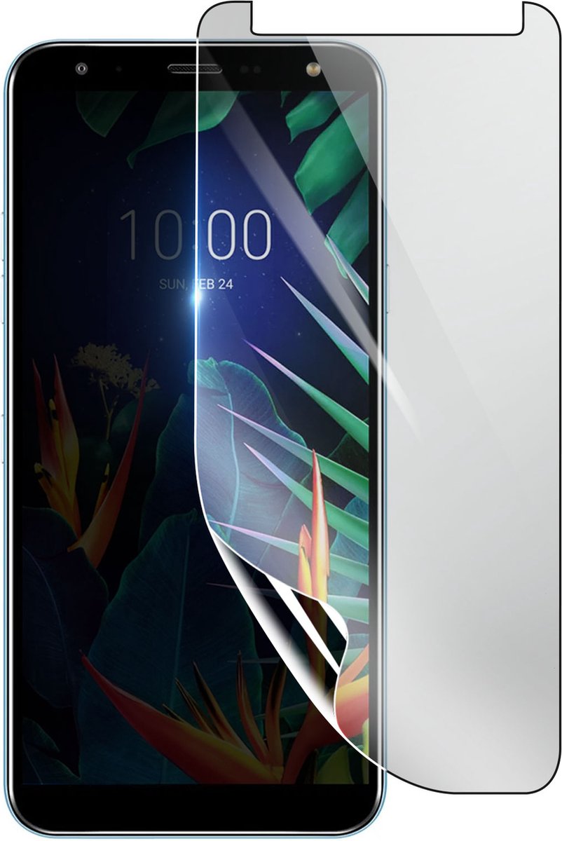 3mk, Geschikt voor LG K40, Schokbestendige Hydrogel Screenprotector, Transparant