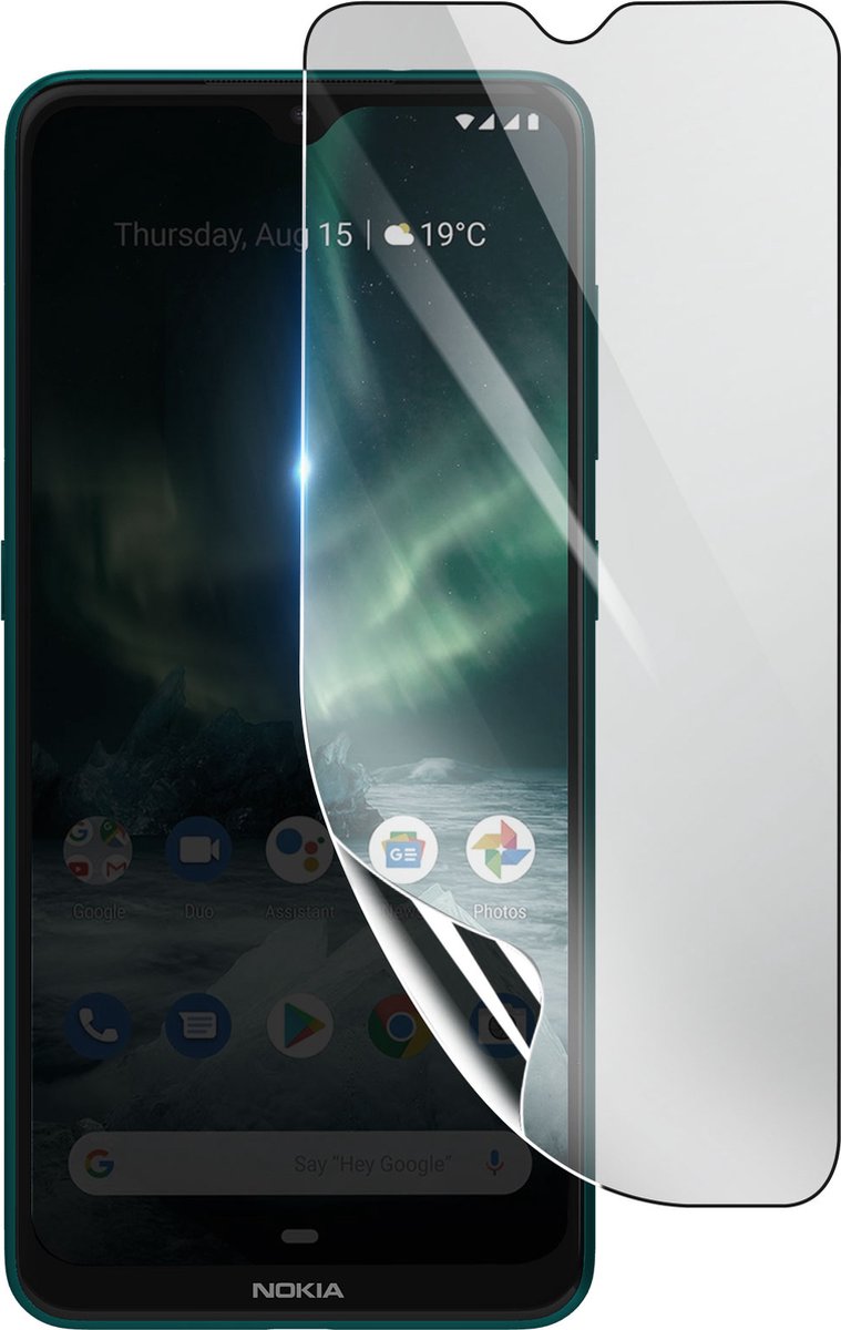 3mk, Geschikt voor Nokia 7.2, Schokbestendige Hydrogel Screenprotector, Transparant