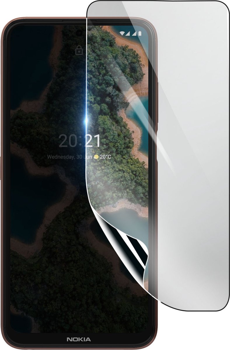 3mk, Geschikt voor Nokia X20, Schokbestendige Hydrogel Screenprotector, Transparant