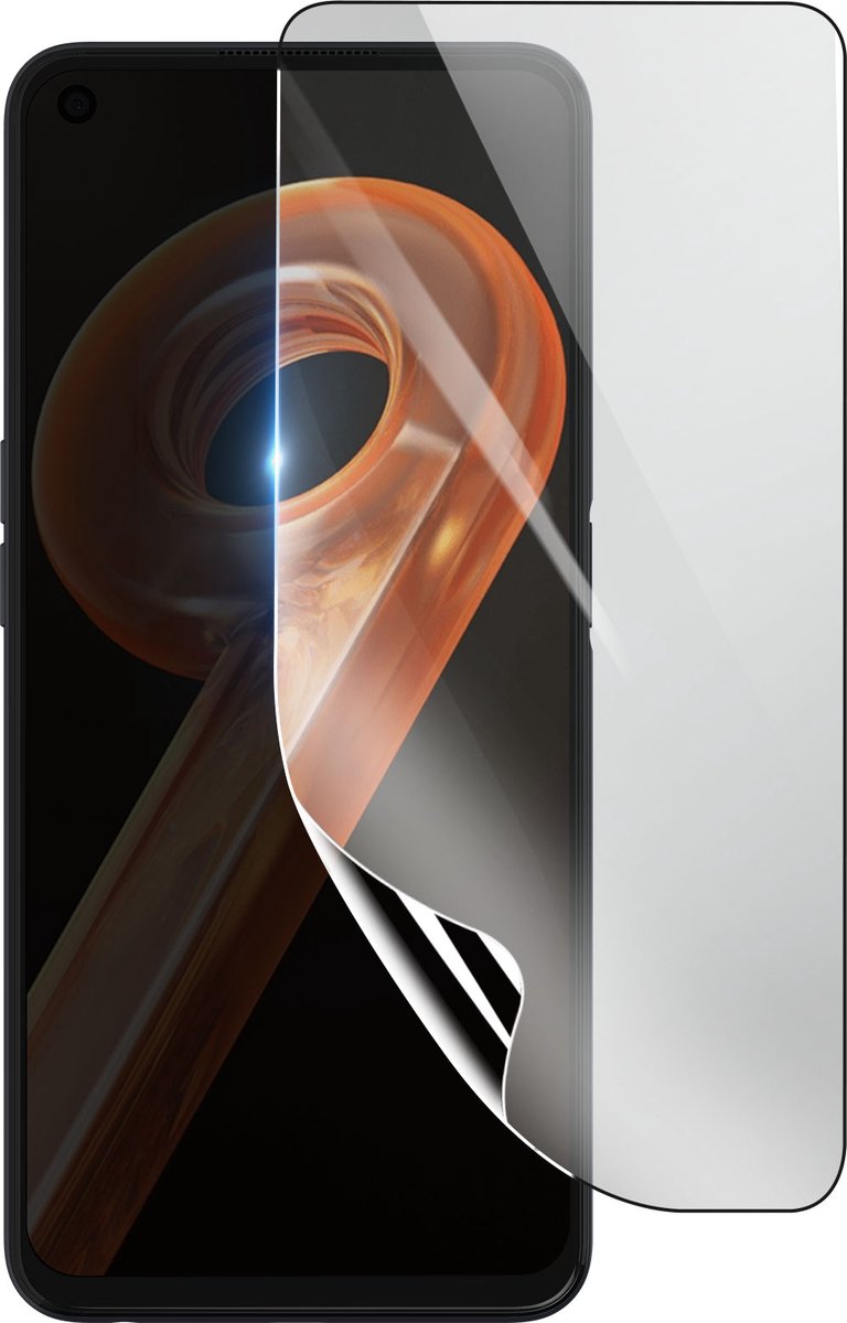 3mk, Geschikt voor Realme 9i 5G, Schokbestendige Hydrogel Screenprotector, Transparant