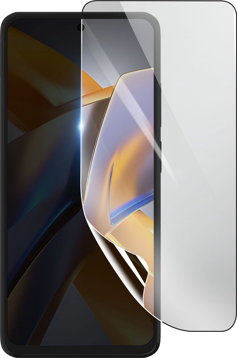 3mk, Geschikt voor Xiaomi Poco M5s, Schokbestendige Hydrogel Screenprotector, Transparant