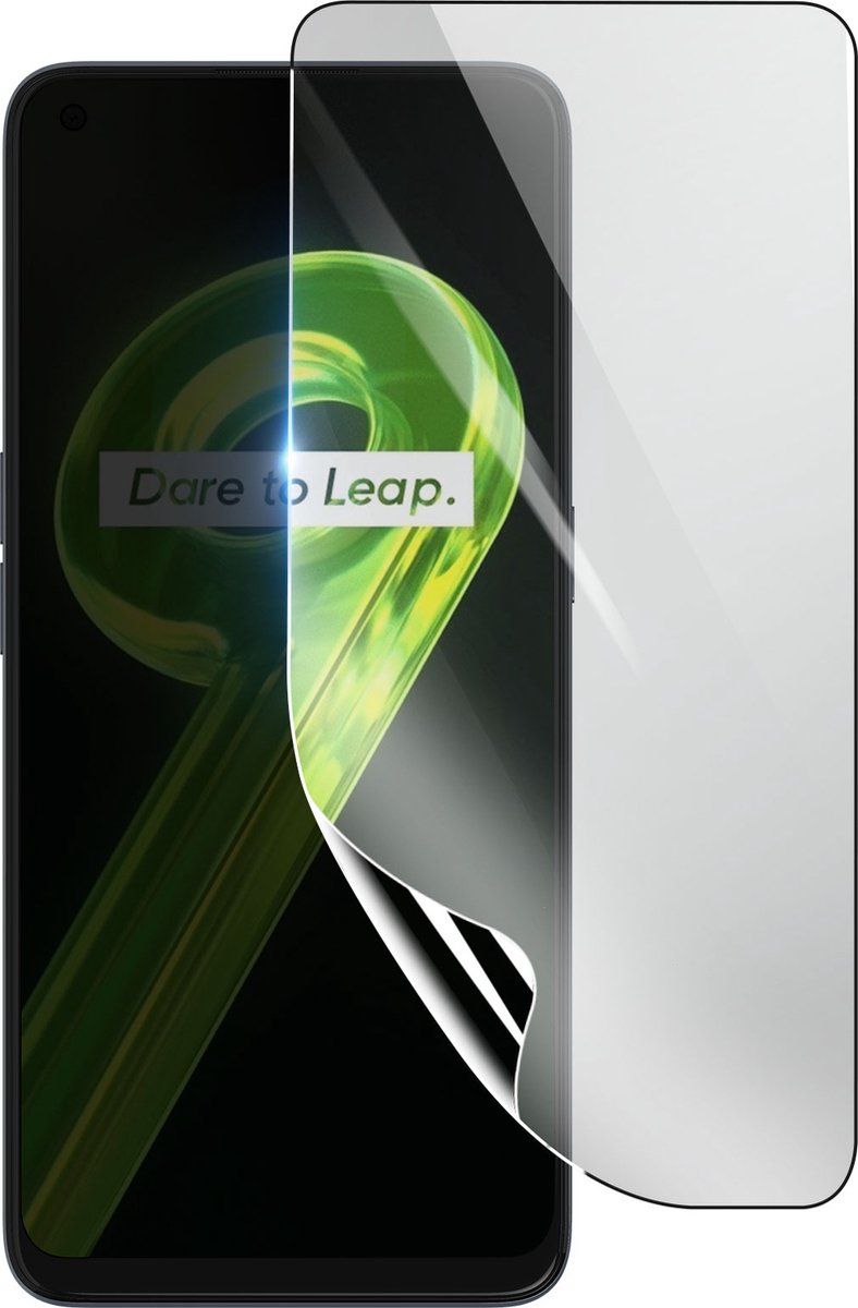3mk, Geschikt voor Realme 9 4G, Schokbestendige Hydrogel Screenprotector, Transparant