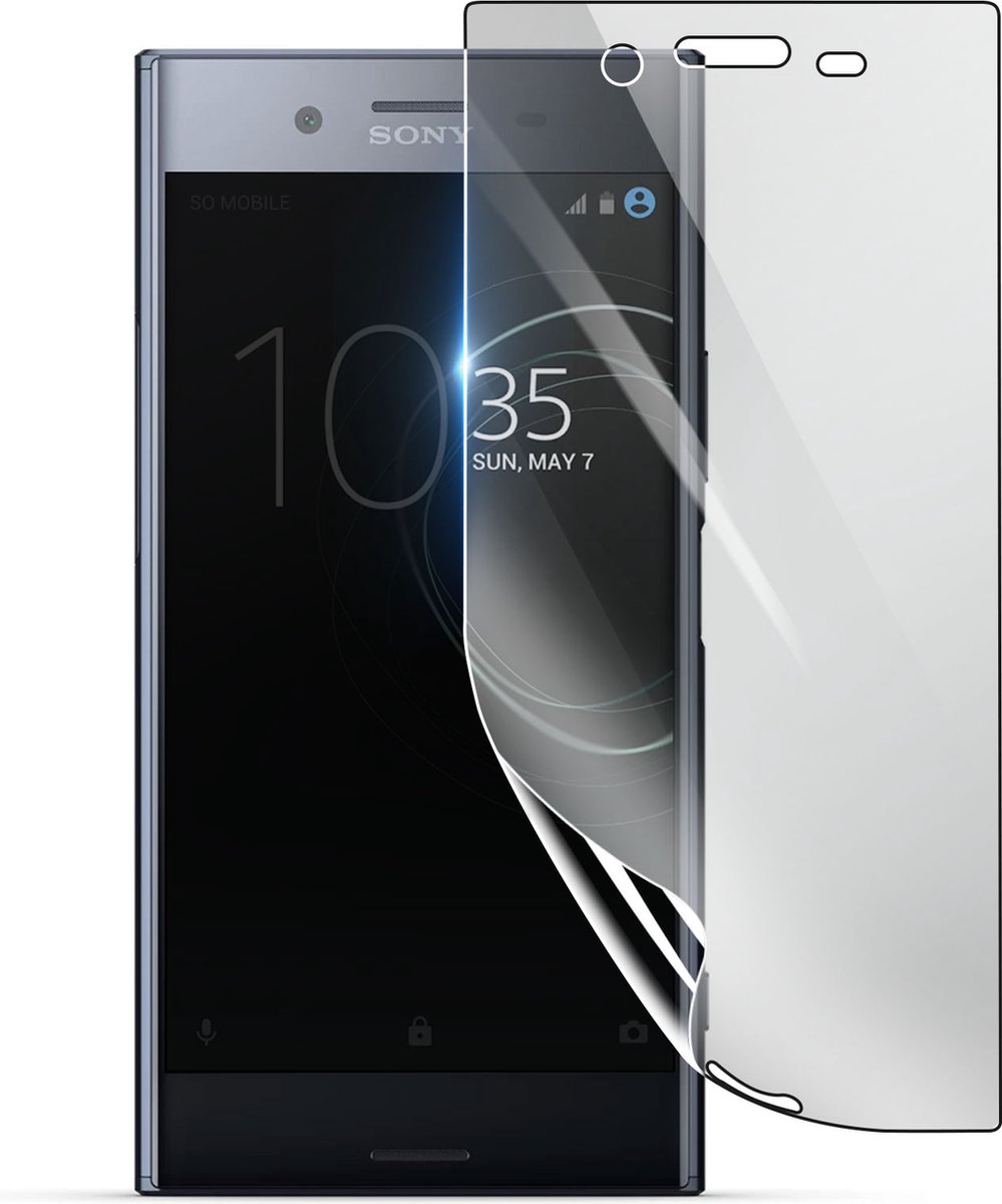3mk, Geschikt voor Sony Xperia XZ, Schokbestendige Hydrogel Screenprotector, Transparant