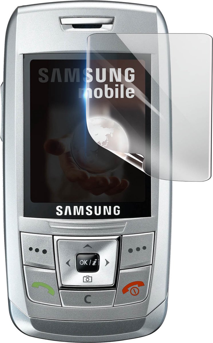3mk, Geschikt voor Samsung E250, Schokbestendige Hydrogel Screenprotector, Transparant