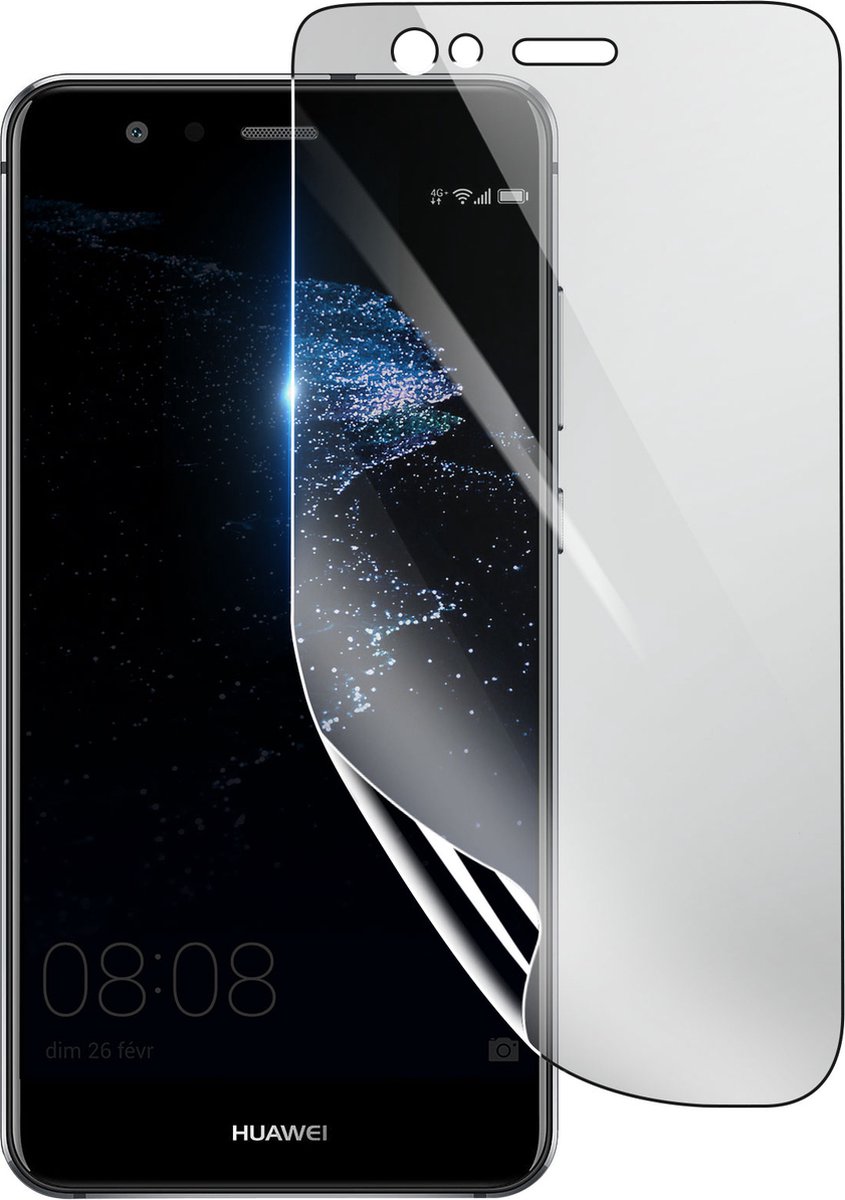 3mk, Geschikt voor Huawei P10 Lite, Schokbestendige Hydrogel Screenprotector, Transparant