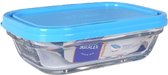 Lunch box rectangulaire avec couvercle Duralex Freshbox Blauw 400 ml