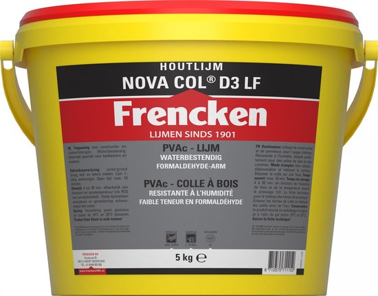 Frencken Houtlijm Nova Col D3 LF Emmer 5kg