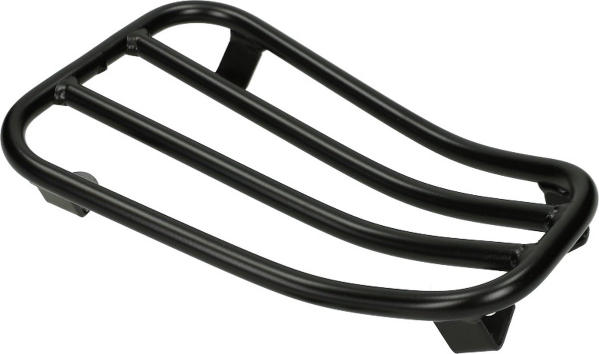Bagagedrager treeplank voor Vespa Primavera en Sprint mat zwart