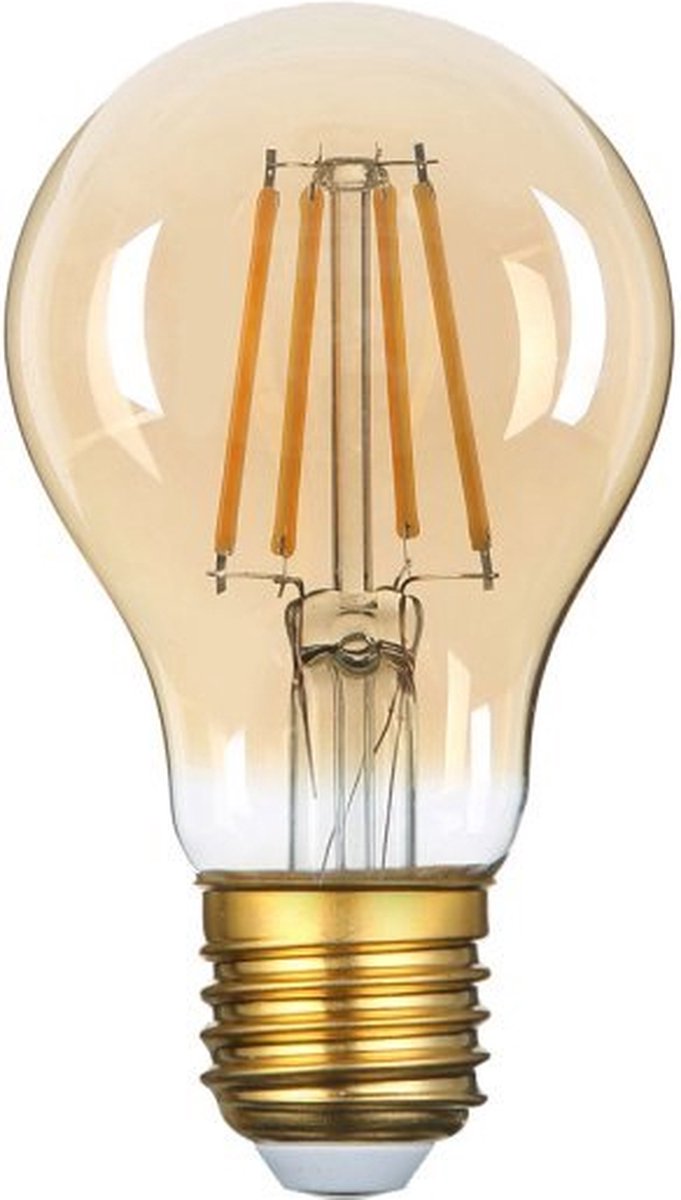 Optonica LED Filament Lamp A60 E27 - 8W (vervangt 55W) - 720lm - 2700K Warm Wit - 230V - Ø60mm - Energiezuinig