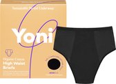 Yoni Menstruatie Ondergoed - High Waist - Biologisch Katoen - Period Underwear - Maat L