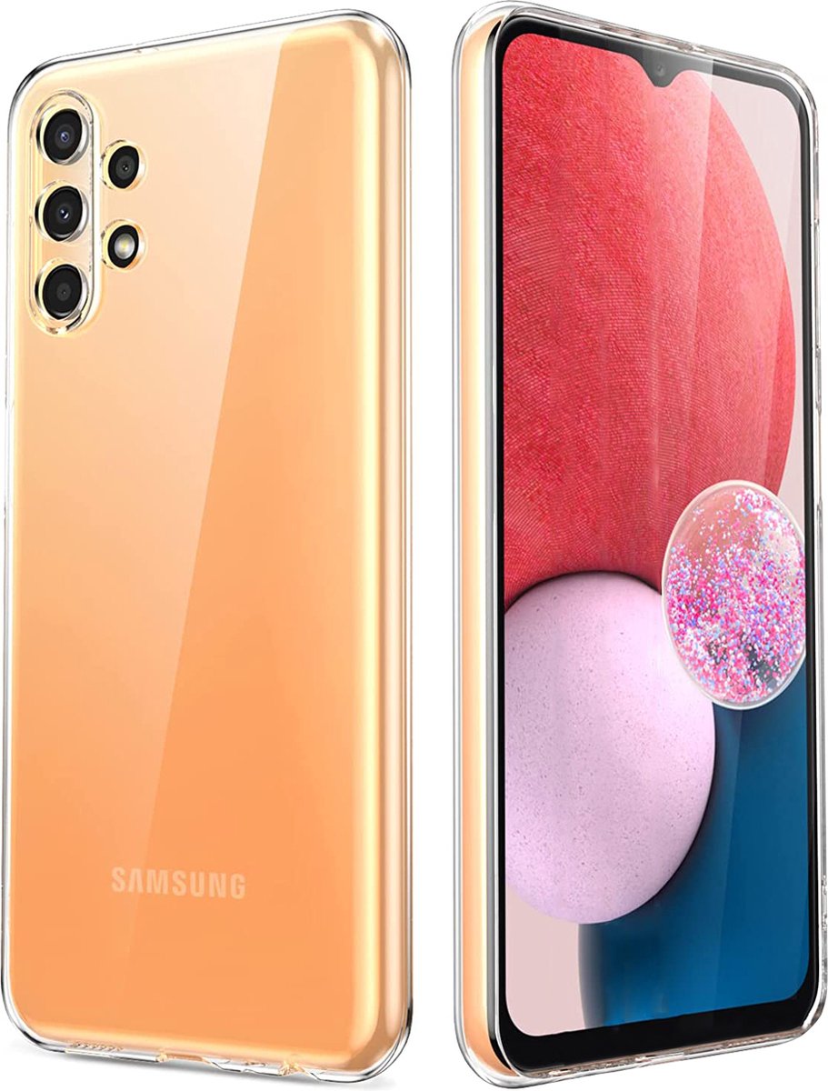 Hoesje voor Samsung Galaxy A13 4G backcover Shockproof siliconen Transparant