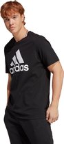 adidas Sportswear Essentials Big Jersey Big Logo T-shirt - Heren - Zwart- S