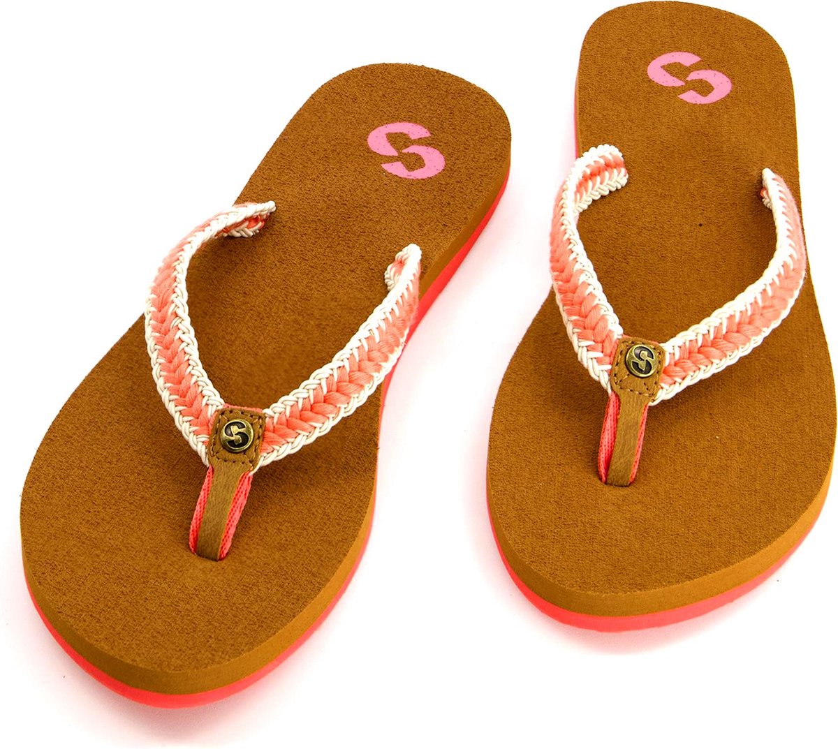 SINNER - tulip - Beach slipper dames - Oranje-Multicolour
