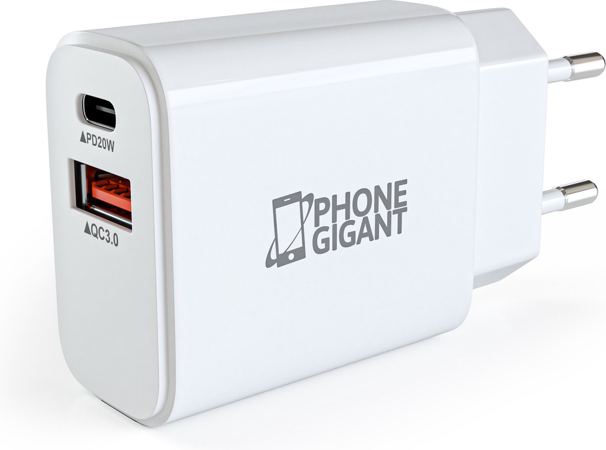 PhoneGigant USB Adapter - Snellader - Universeel - 20W - 2 Poorten