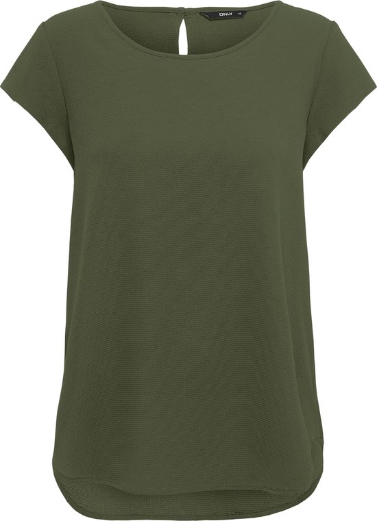 ONLY ONLNOVA LIFE VIS S/S TOP SOLID Dames Top - Maat 42