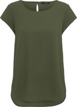 ONLY ONLNOVA LIFE VIS S/S TOP SOLID Dames Top - Maat 40