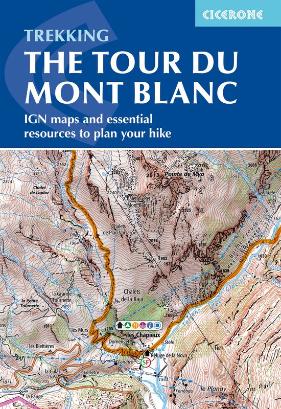 Tour du Mont Blanc Map Booklet - cover