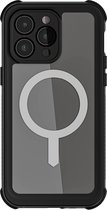Ghostek Nautical Waterproof Telefoonhoesje geschikt voor Apple iPhone 15 Pro Max Waterdicht MagSafe Hoesje Hardcase Backcover Shockproof - Zwart