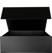 Giftbox met magnetische sluiting - Zwart afm. 30x23.5x10cm - Doos - Cadeauset - Dames cadeau - Relax Cadeau - Verwenpakket - Valentijnscadeau - luxe cadeau doos - Geschenkset - Moederdag cadeau