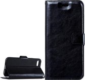 Bookcase Geschikt voor: iPhone SE 2 2020 / 7 / 8 - Zwart - portemonnee hoesje