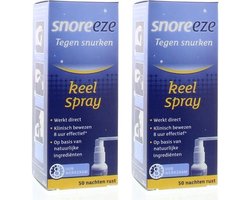Snoreeze Keelspray tegen snurken 2x22ml