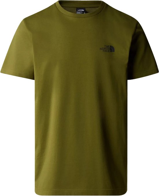 The north face simple dome t-shirt in de kleur groen.