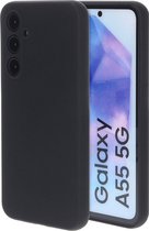 Mobiparts hoesje geschikt voor de Samsung Galaxy A55 - Siliconen - Zwart